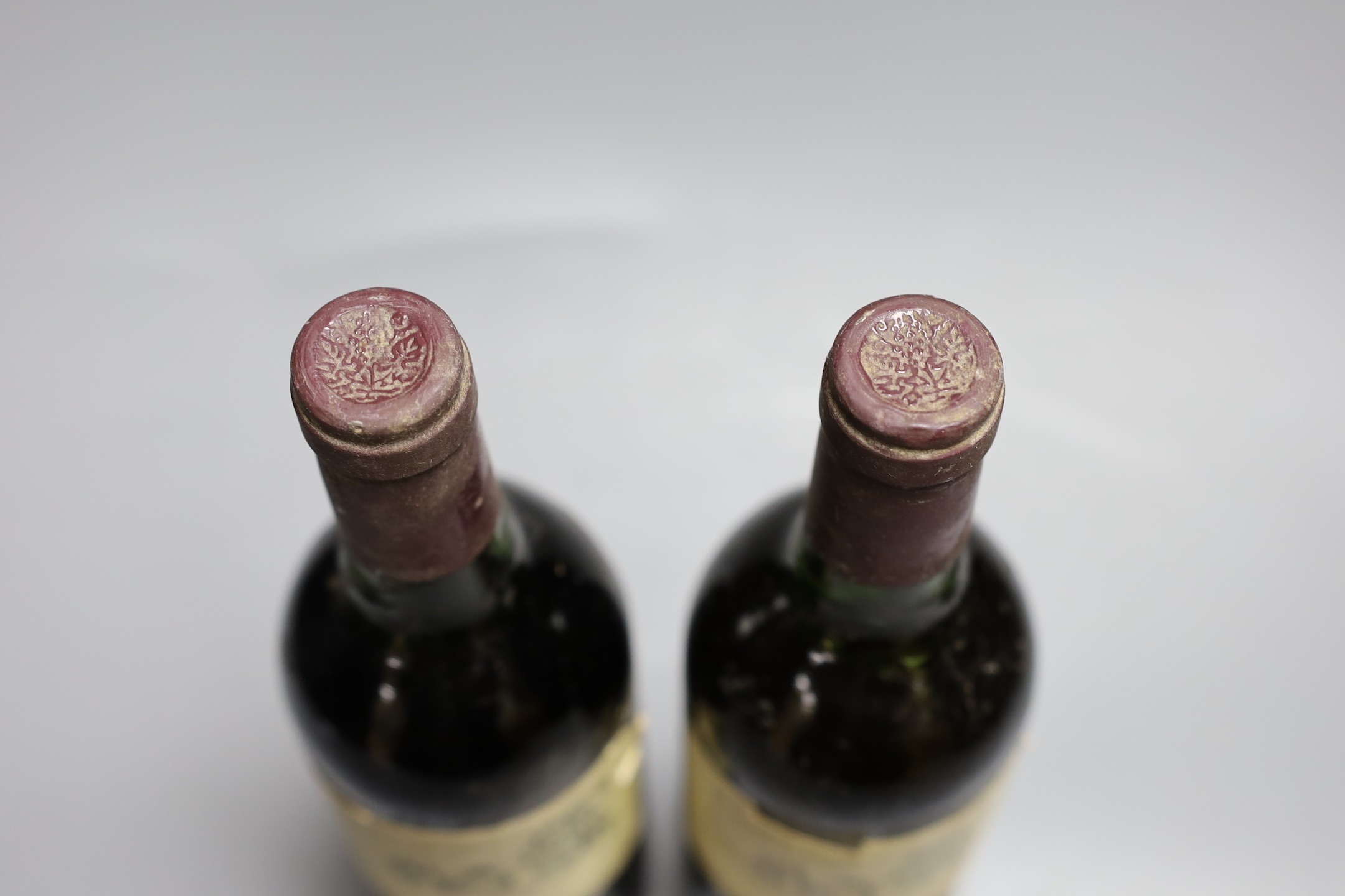 2 bottles Chateau Cantemerle Haut Medoc 1983